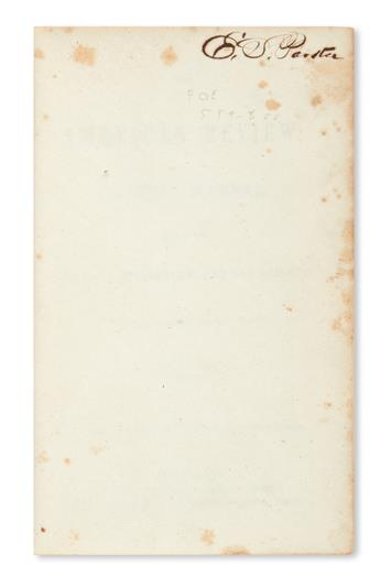 PARKER, ELY SAMUEL. Group of 6 books, each with his ownership Signature, E.S. Parker or Ely S. Parker, on a front blank or title-pa